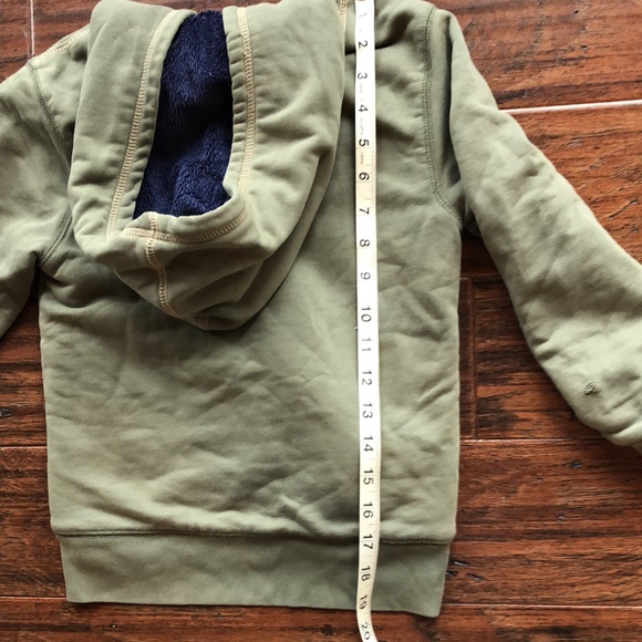 LL Bean Fleece lined Hoodie Sweatshirt Zipper Front Size L 6X-7 - Picture 8 of 12